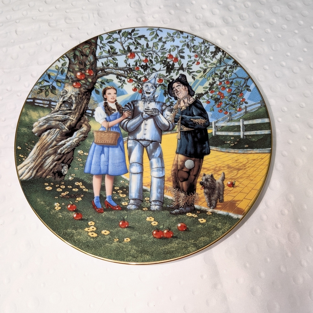 Wizard of Oz Third Collector Plate 1992 "I'm A Little Rusty Yet" Limited Edition